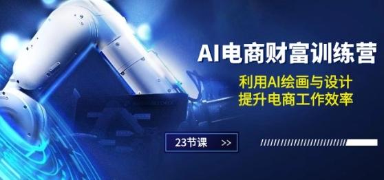 AI电商-财富训练营：利用AI绘画与设计，提升电商工作效率(23节课)-云创网