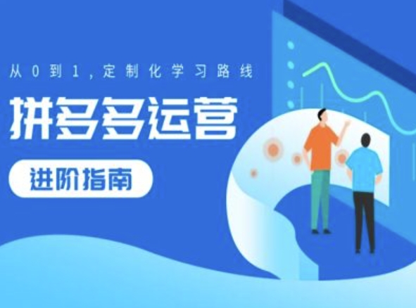 拼多多运营进阶指南，从0到1定制化学习路线-云创网