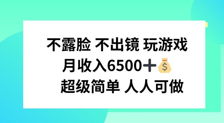 不露脸 不出境 玩游戏，月入6500 超级简单 人人可做【揭秘】-云创网