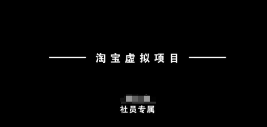 淘宝虚拟项目，从理论到实操，新手也能快速上手-云创网