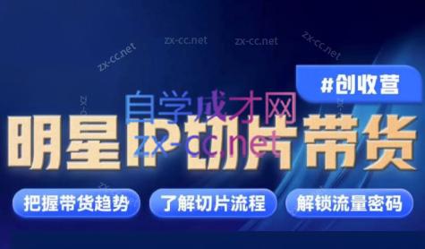 交个朋友·明星IP切片带货爆单营-云创网
