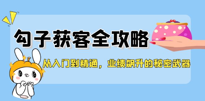 从入门到精通，勾子获客全攻略，业绩飙升的秘密武器-云创网