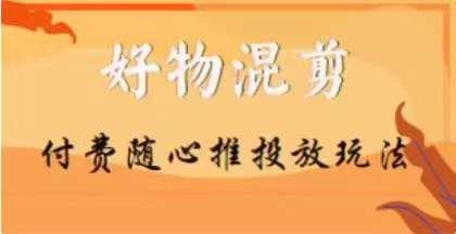 【万三】好物混剪付费随心推投放玩法，随心投放小课抖音教程-云创网