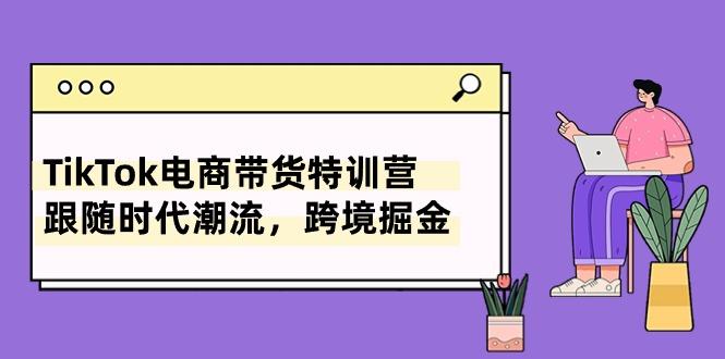 TikTok电商带货特训营，跟随时代潮流，跨境掘金(8节课-云创网