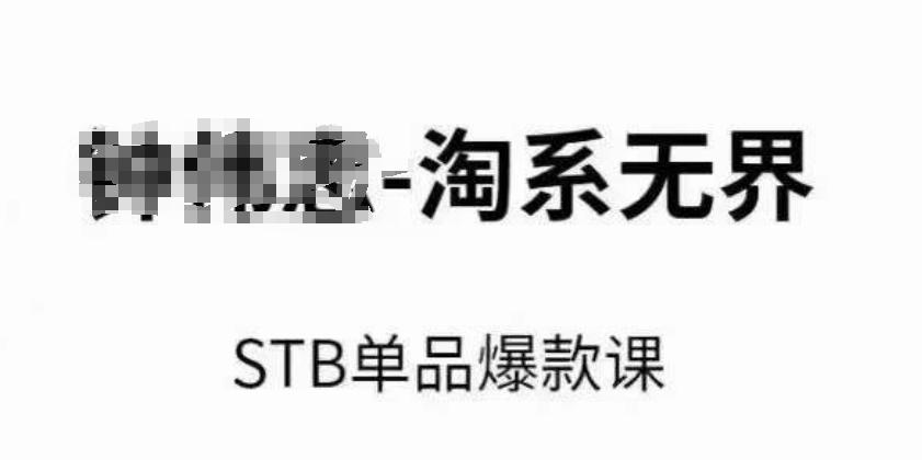淘系无界STB单品爆款课(2024)，付费带动免费的核心逻辑，万相台无界关键词推广/精准人群的核心-云创网