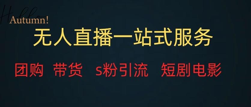 无人直播一站式服务（教程以及变现方式）-云创网