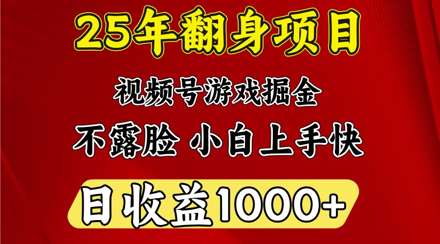 一天收益1000+ 25年开年落地好项目-云创网