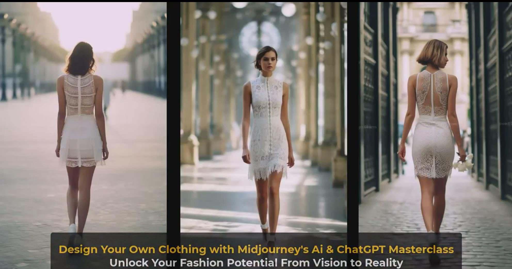 图片[2]-利用 Midjourneys Ai 人工智能设计自己的服装AI大师班-10节课-中英字幕-云创网
