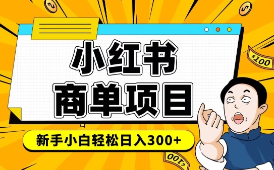 小红书千粉商单，稳定快速变现项目，实现月入6-8k并不是很难-云创网