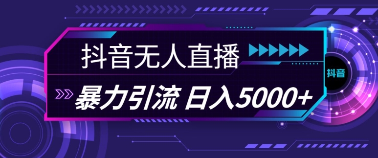 抖音快手视频号全平台通用无人直播引流法，利用图片模板和语音话术，暴力日引流100+创业粉【揭秘】-云创网