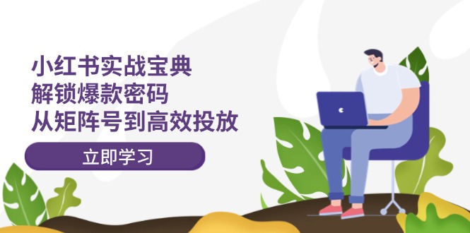 小红书实战宝典：解锁爆款密码，从矩阵号到高效投放-云创网