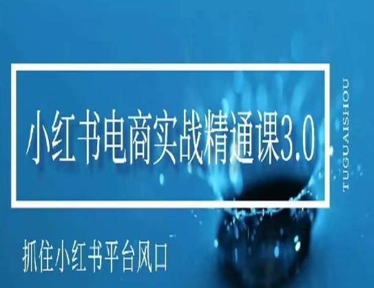 小红书电商实战精通课3.0，抓住小红书平台的风口，不错过有一个赚钱的机会-云创网